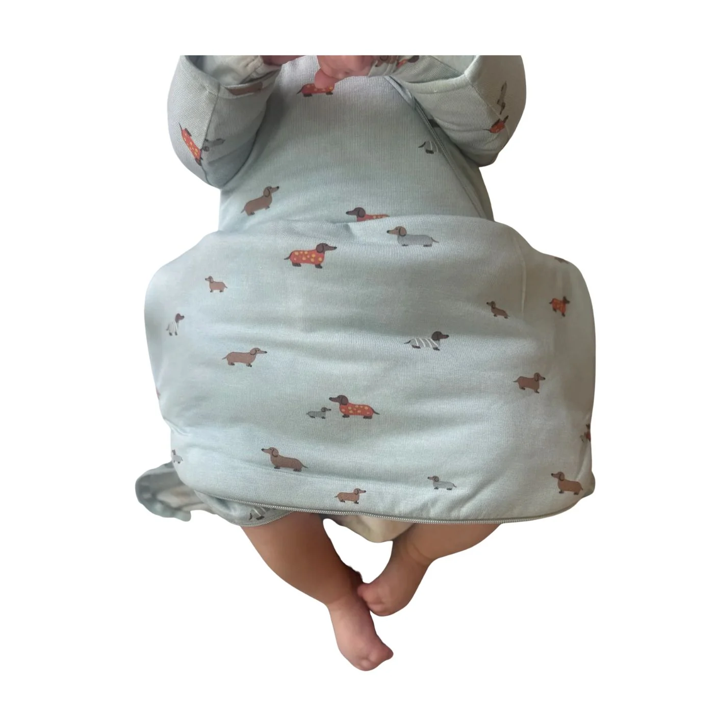 1.0 Tog Long Sleeve Swaddle - Woof by gunamuna - Image 2