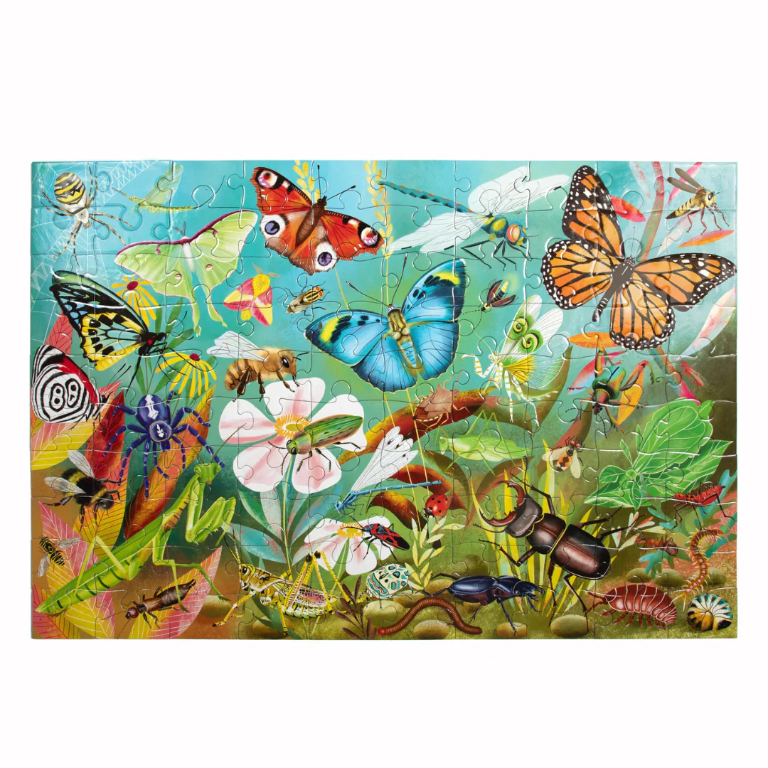 100 Piece Puzzle - Love of Bugs by Eeboo - Image 4