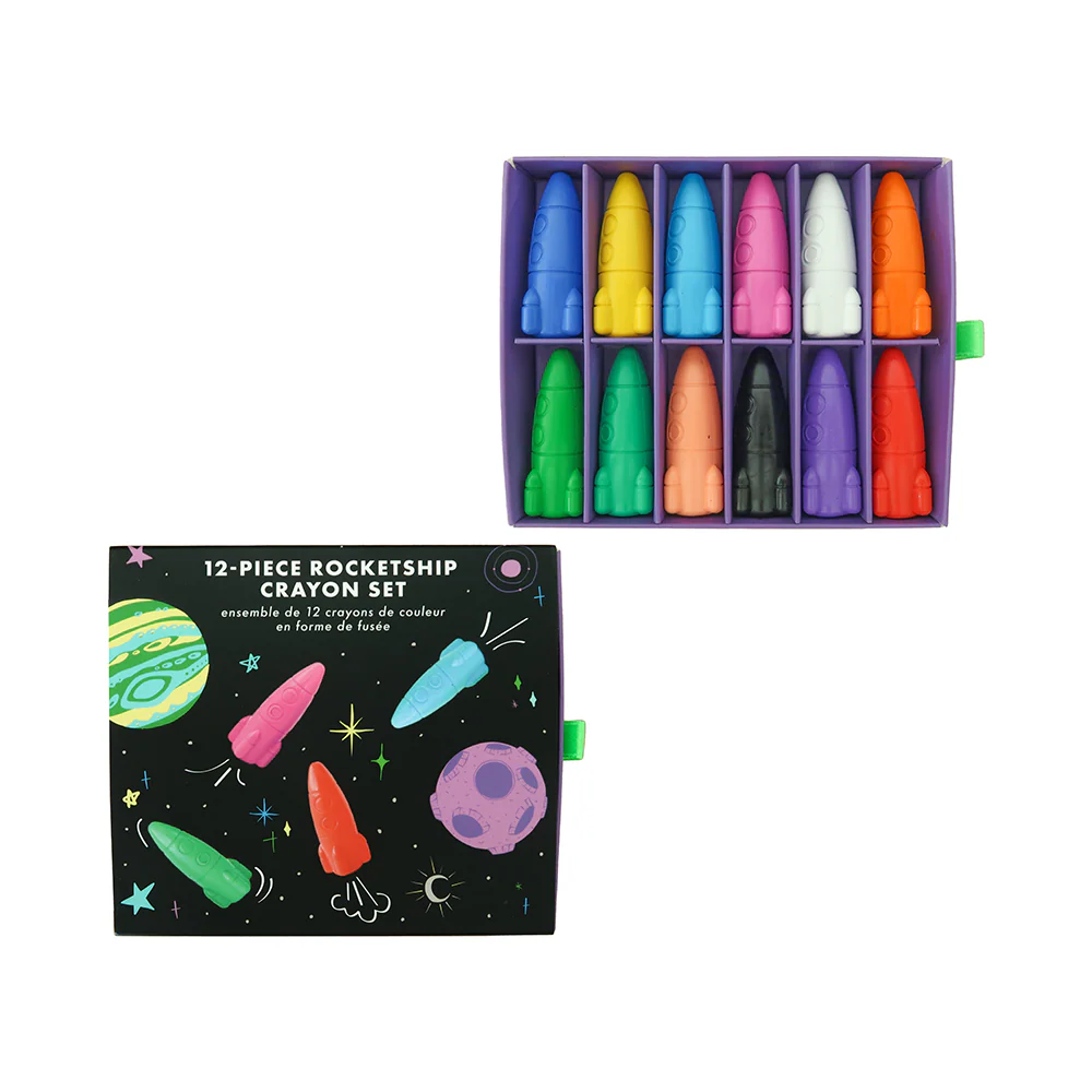 12 Piece Rocketship Crayon Set by Daydream Society - Image 4