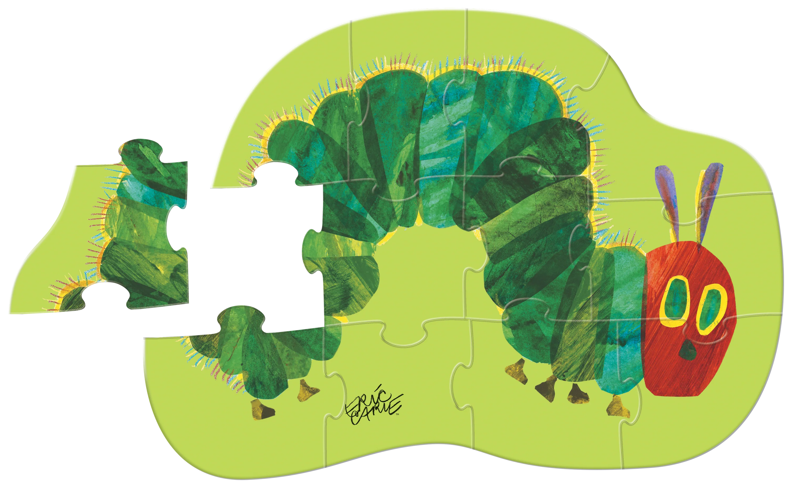 12pc Shaped Box Puzzle - Very Hungry Caterpillar by Crocodile Creek - Image 2