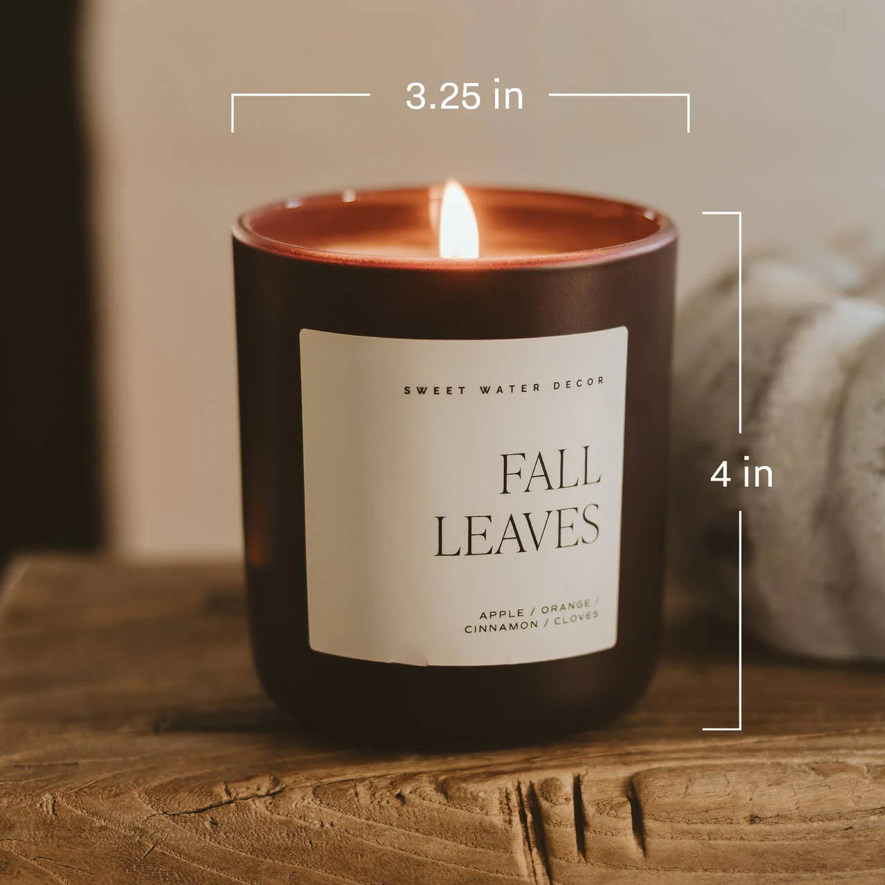 15oz Cozy Season Candle - Matte Jar by Sweet Water Decor - Image 5