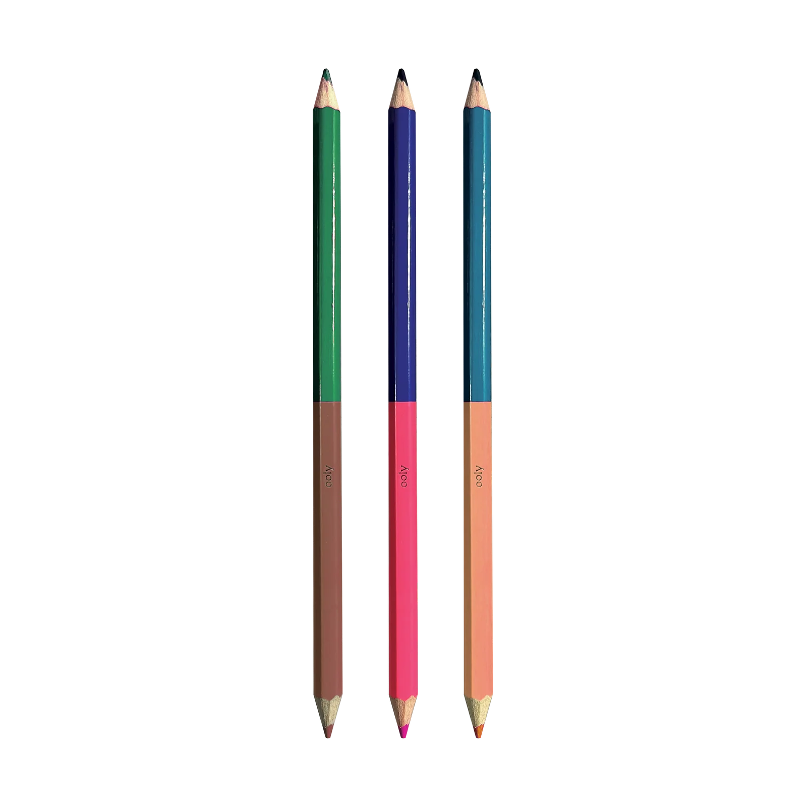 2 of a Kind Double Ended Colored Pencils by OOLY - Image 2