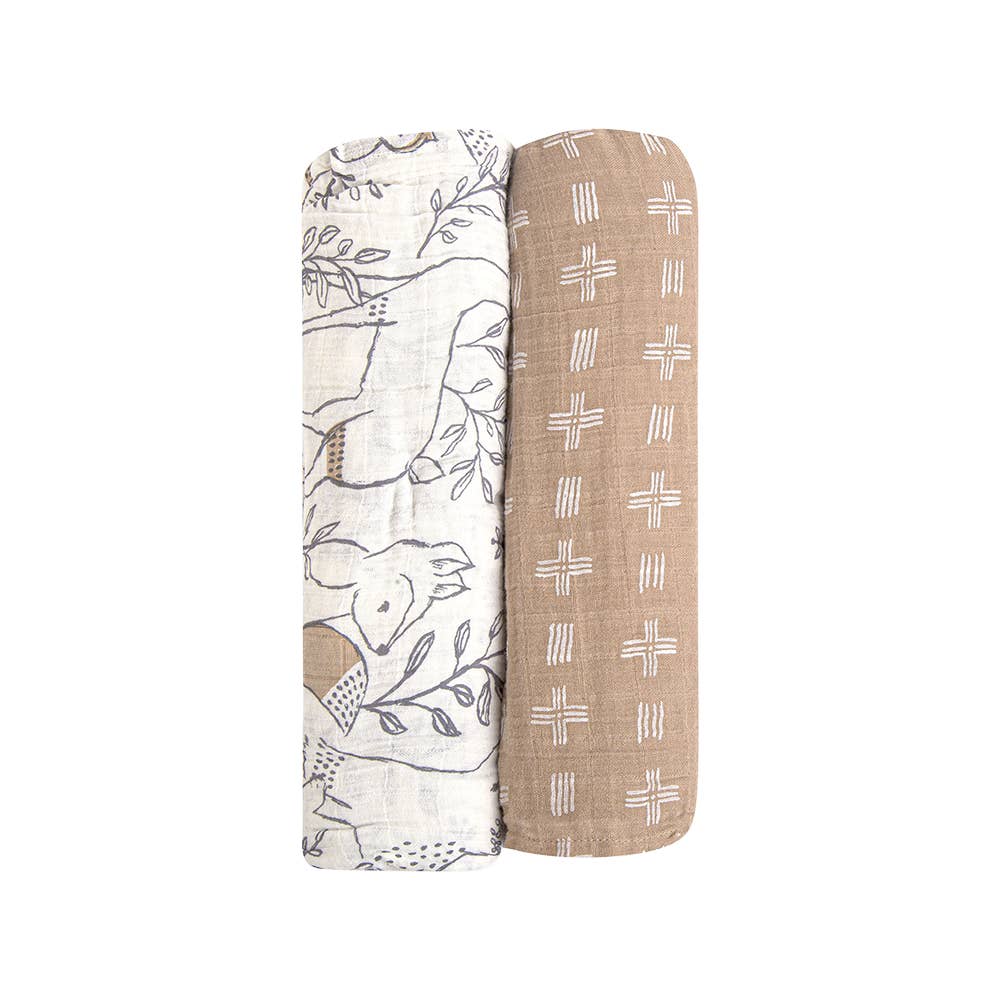 2-Pc. Swaddle Wraps - Ezra by Crane Baby