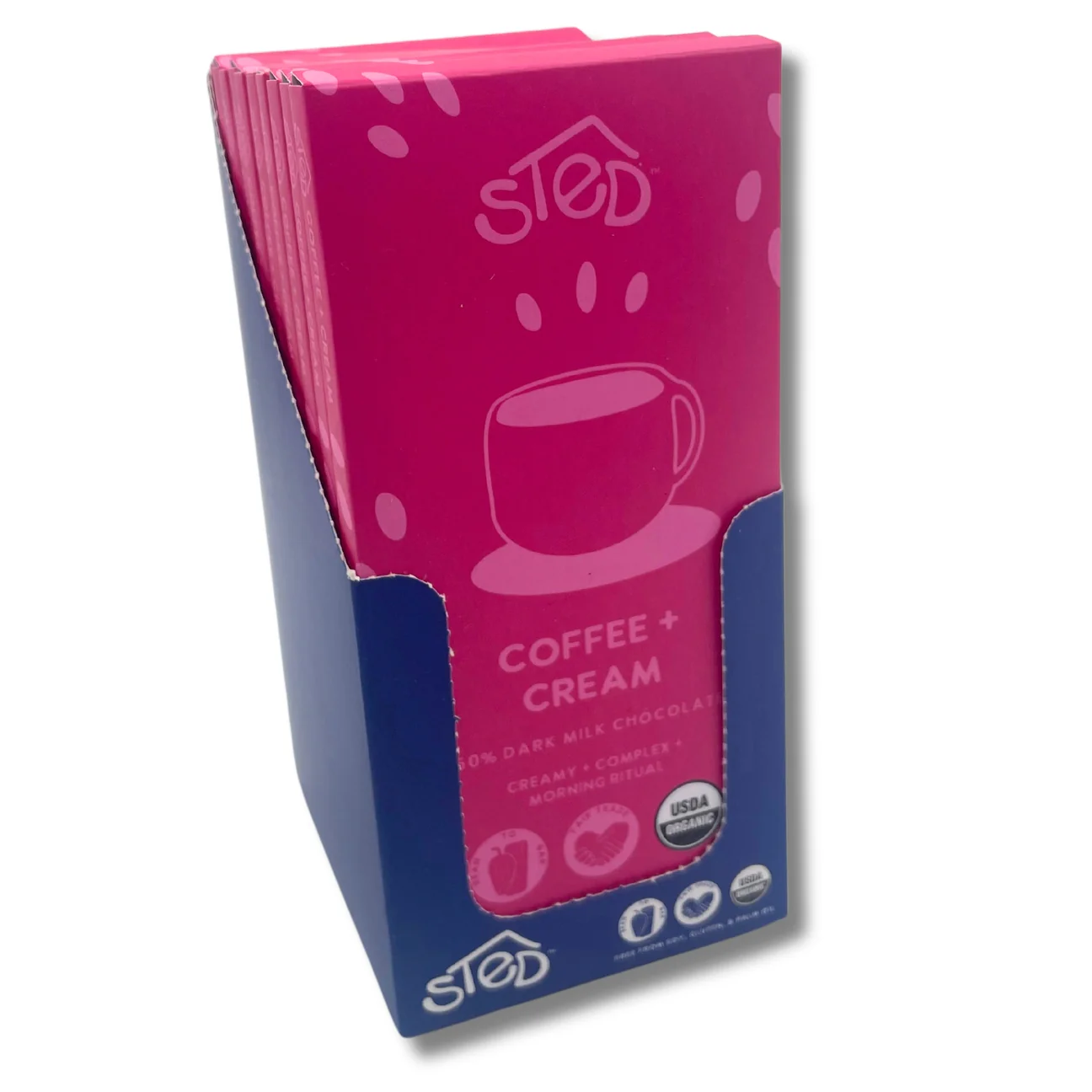 2oz Coffee + Cream Chocolate Bar by Sted Foods - Image 2