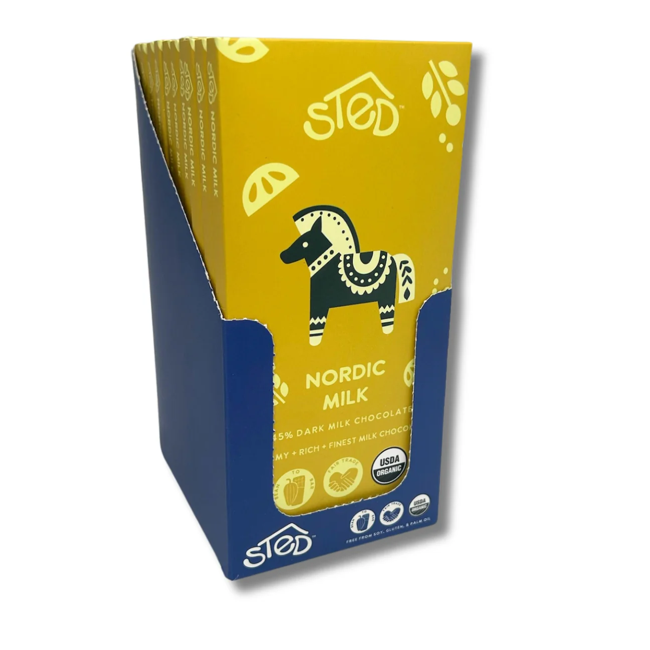 2oz Nordic Milk Chocolate Bar by Sted Foods - Image 2