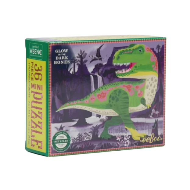 36 Piece Mini Dinosaur Puzzle by Eeboo - Image 5