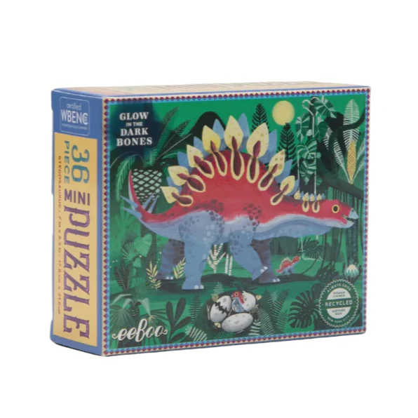 36 Piece Mini Dinosaur Puzzle by Eeboo - Image 6