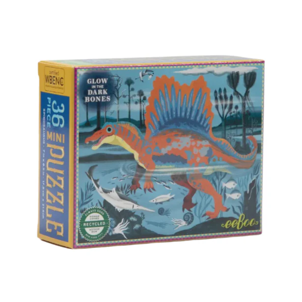 36 Piece Mini Dinosaur Puzzle by Eeboo - Image 7
