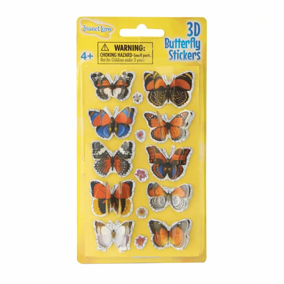 3D Butterfly Stickers by Insect Lore - Image 2