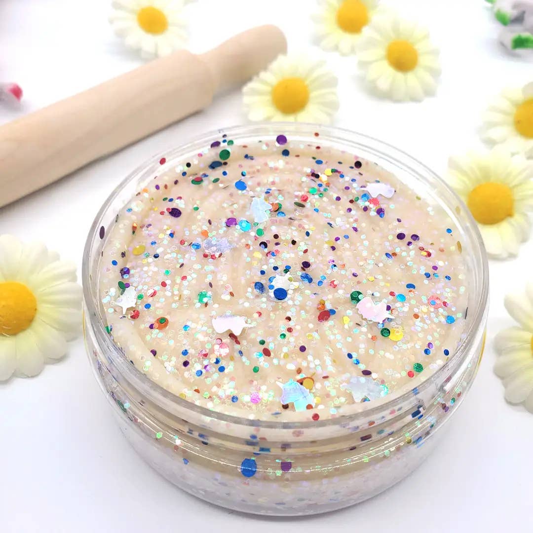 4oz Unicorn Glitter Kiddough by Earth Grown Kid Doughs - Image 2