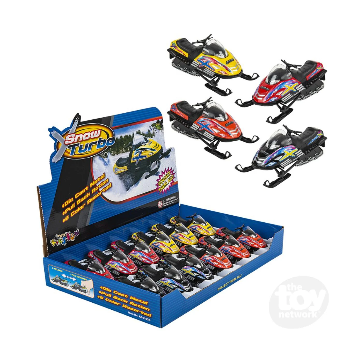 5" Diecast Pull Back Snow Turbo (1 Unit Assorted) by The Toy Network - Image 6