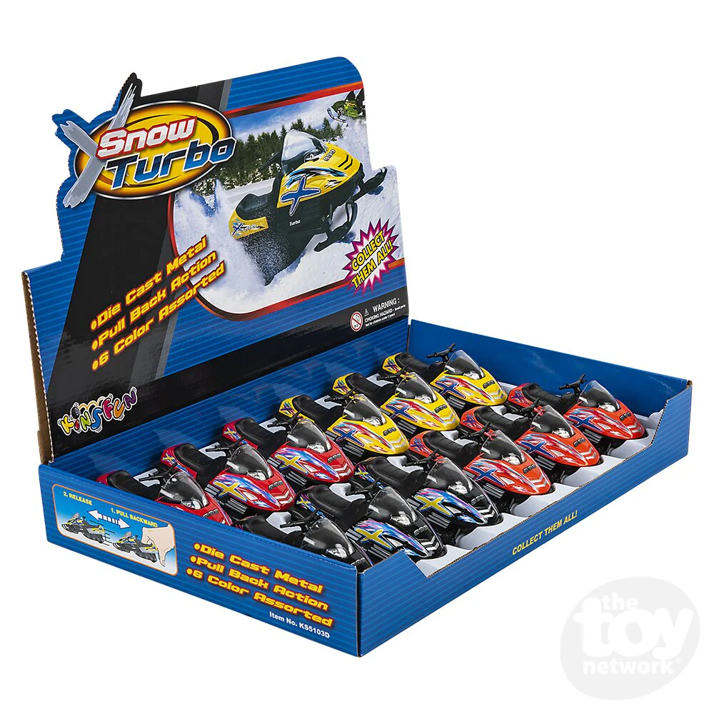 5" Diecast Pull Back Snow Turbo (1 Unit Assorted) by The Toy Network - Image 7