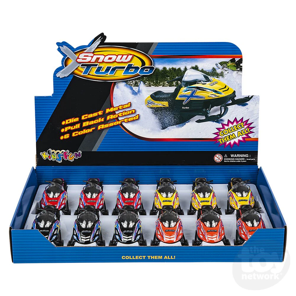5" Diecast Pull Back Snow Turbo (1 Unit Assorted) by The Toy Network - Image 8