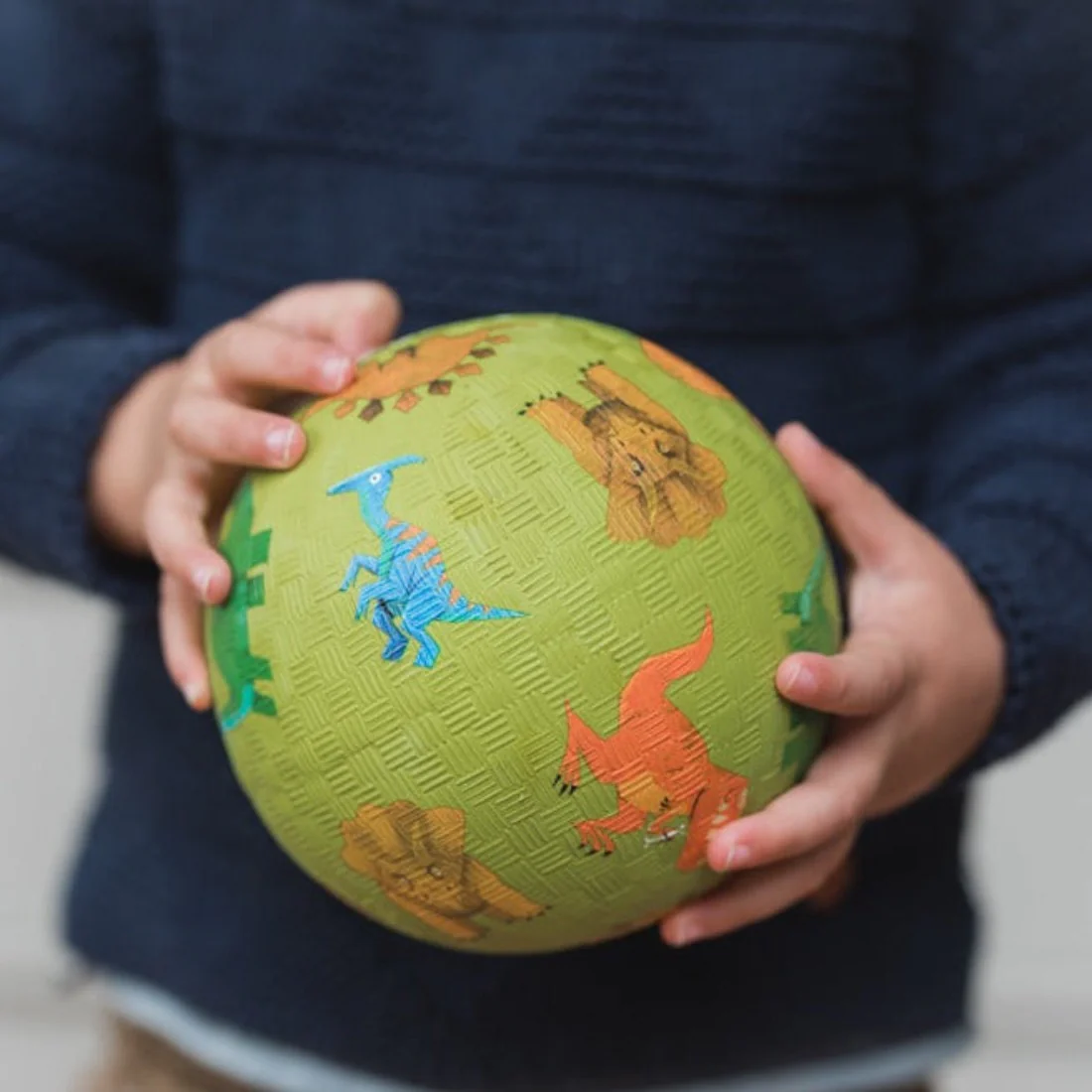 5" Playground Ball - Green Dinosaurs by Crocodile Creek - Image 2
