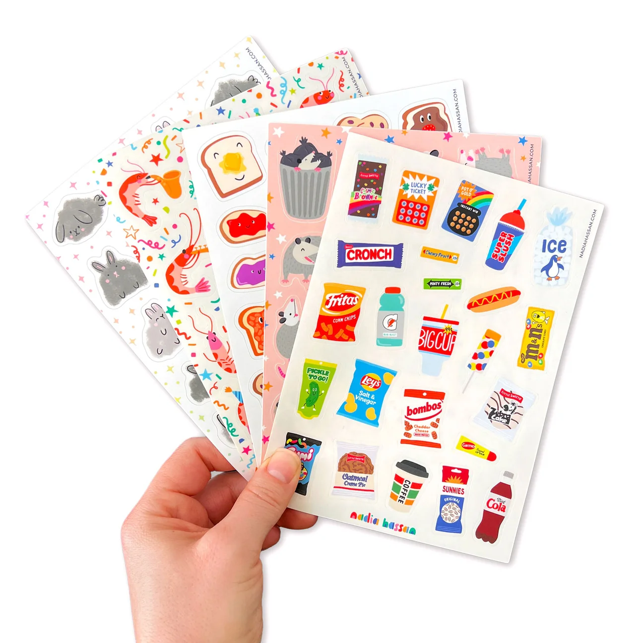 5x7" Sticker Sheet - Dust Bunnies by Nadia Hassan - Image 3