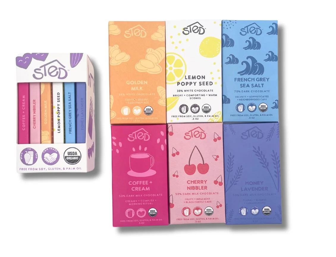 6 Mini Gift Bars - Spring Seasonals by Sted Foods - Image 3