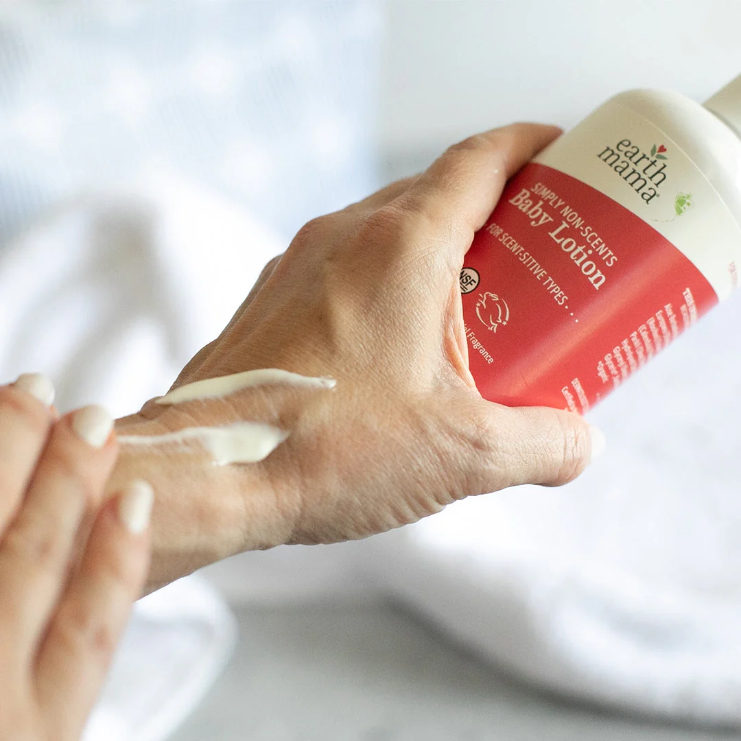 8oz Simply Non-Scents Baby Lotion by Earth Mama Organics - Image 2