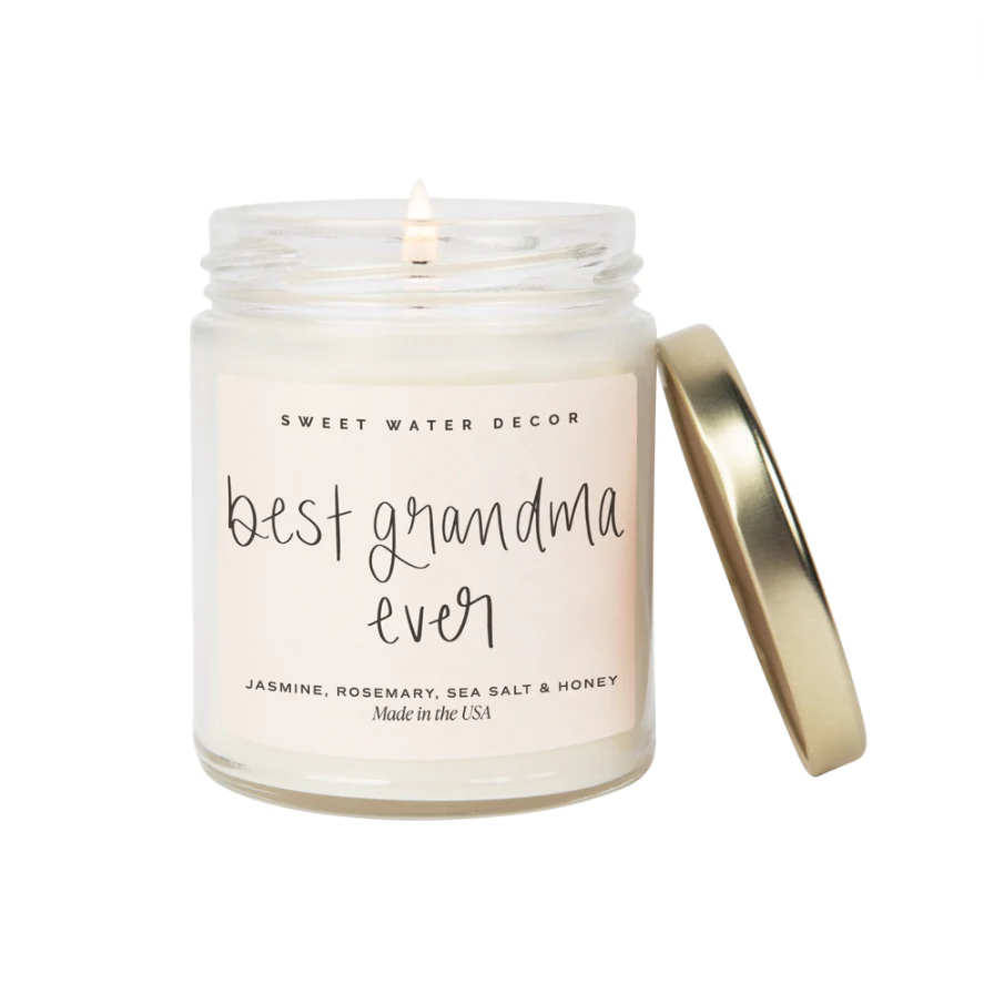 9oz Soy Candle - Best Grandma Ever by Sweet Water Decor