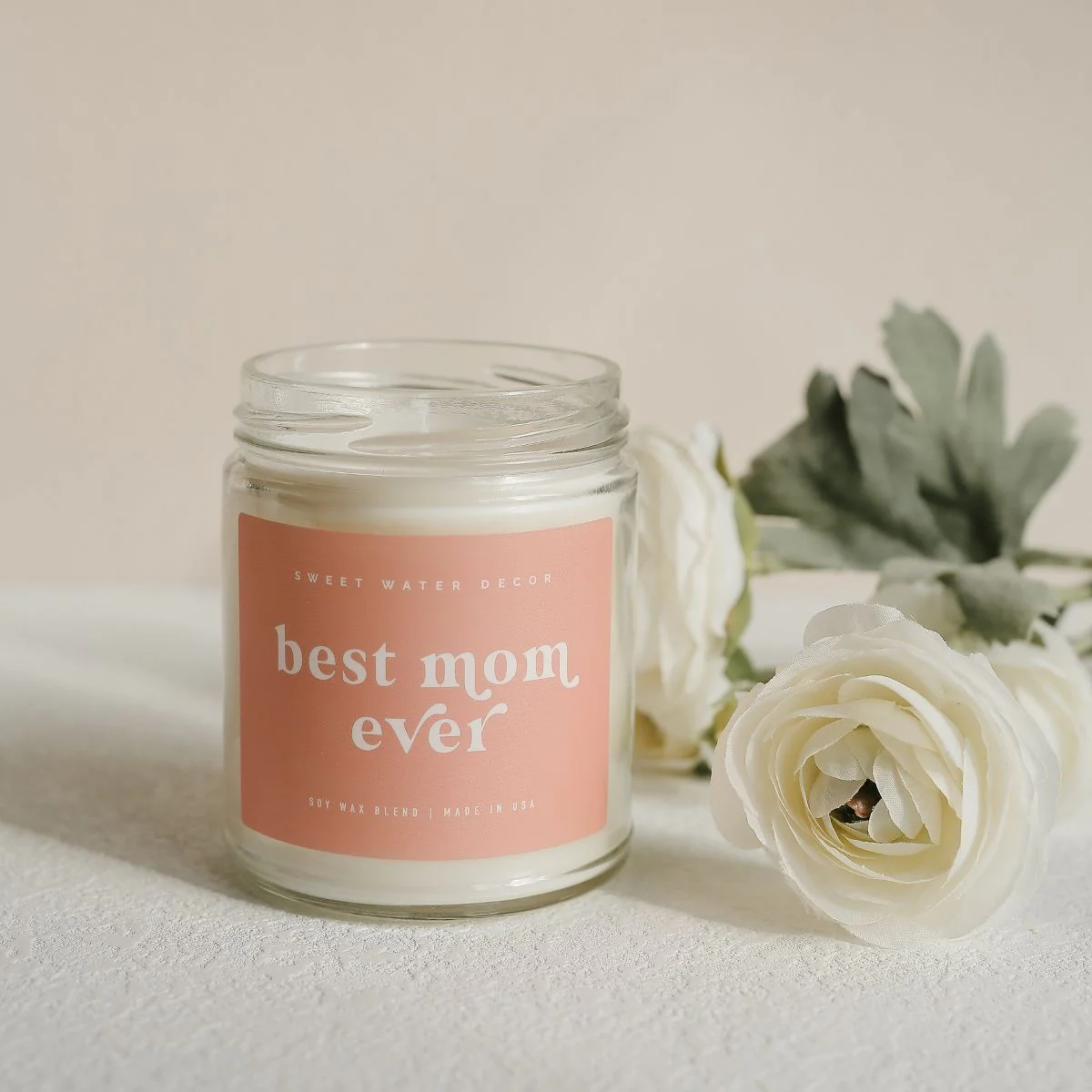 9oz Soy Candle - Best Mom Ever (Pink Label) by Sweet Water Decor - Image 2