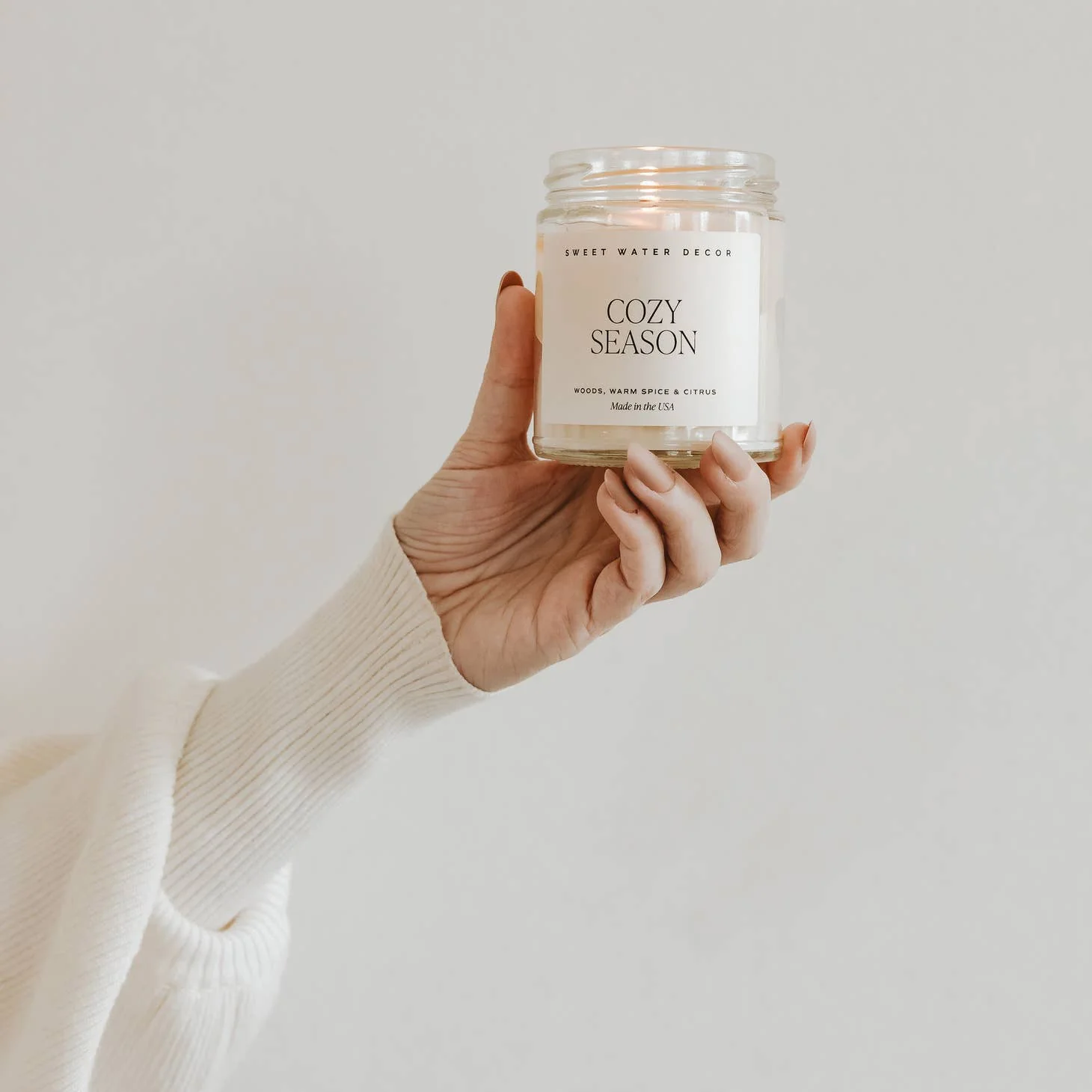 9oz Soy Candle - Cozy Season by Sweet Water Decor - Image 4