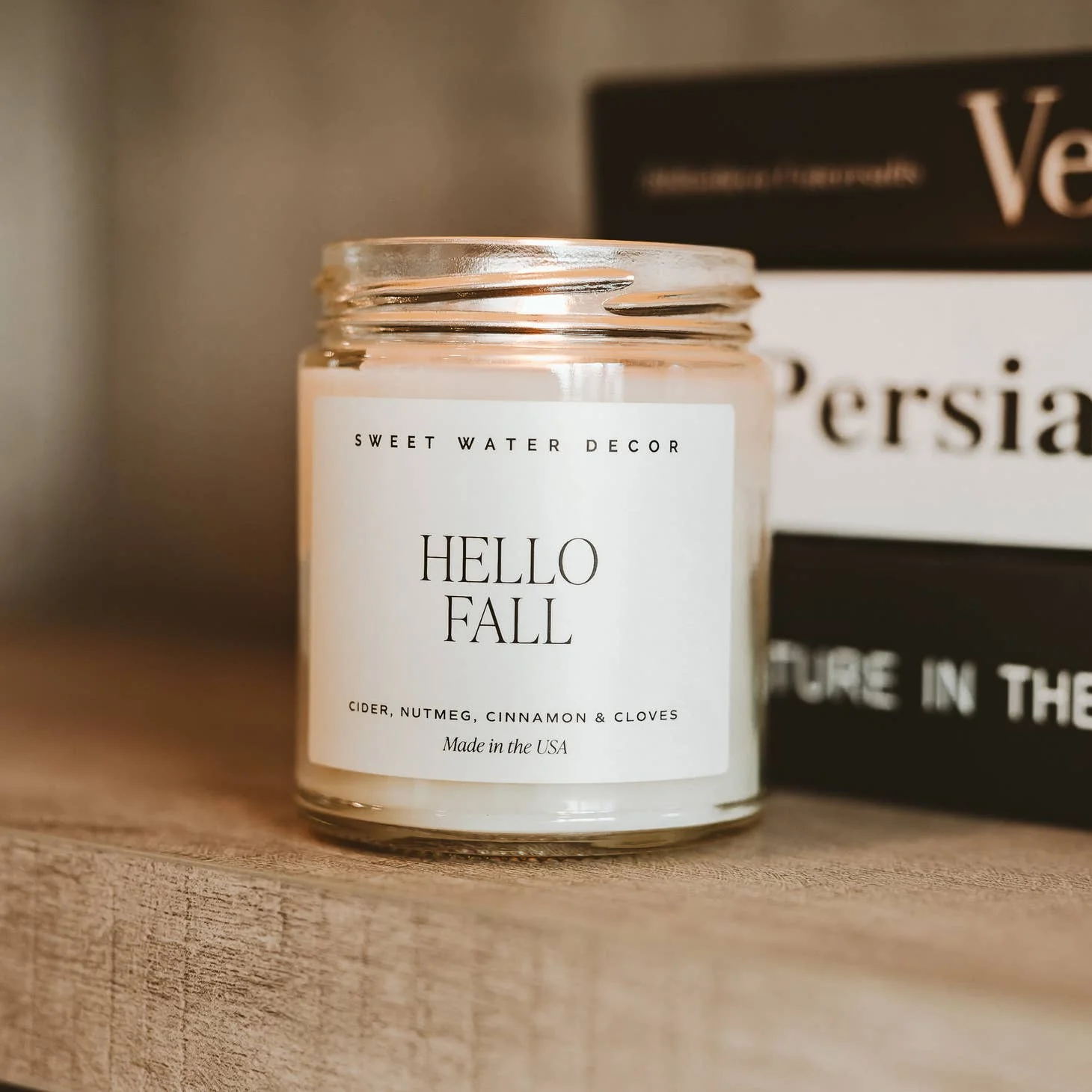 9oz Soy Candle - Hello Fall by Sweet Water Decor - Image 3
