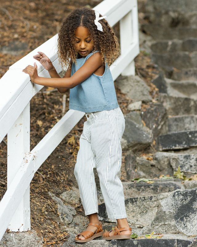 Aaron Top - Washed Blue by Rylee + Cru - Image 6