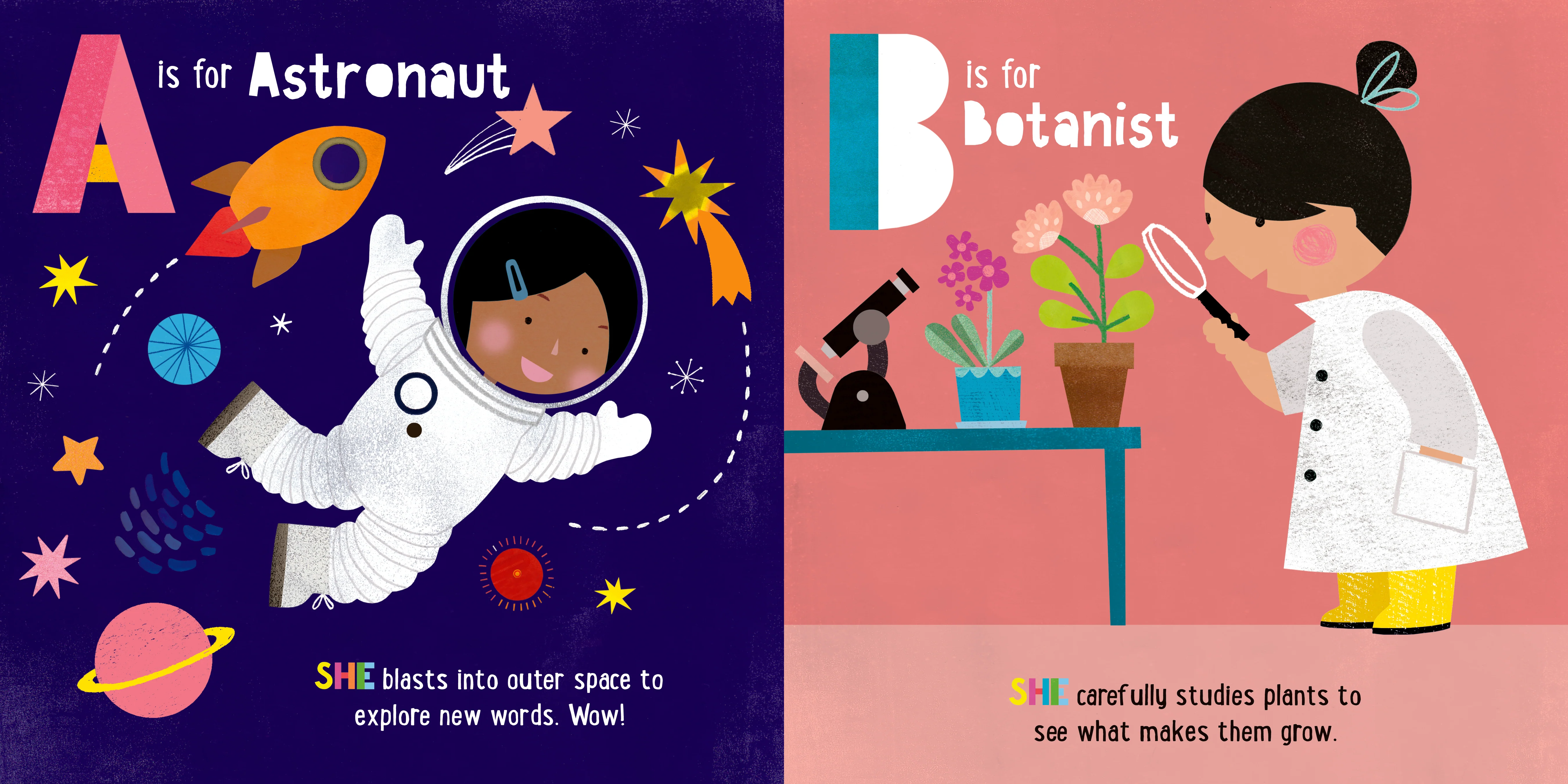 ABC What Can She Be? - Board Book - Image 2