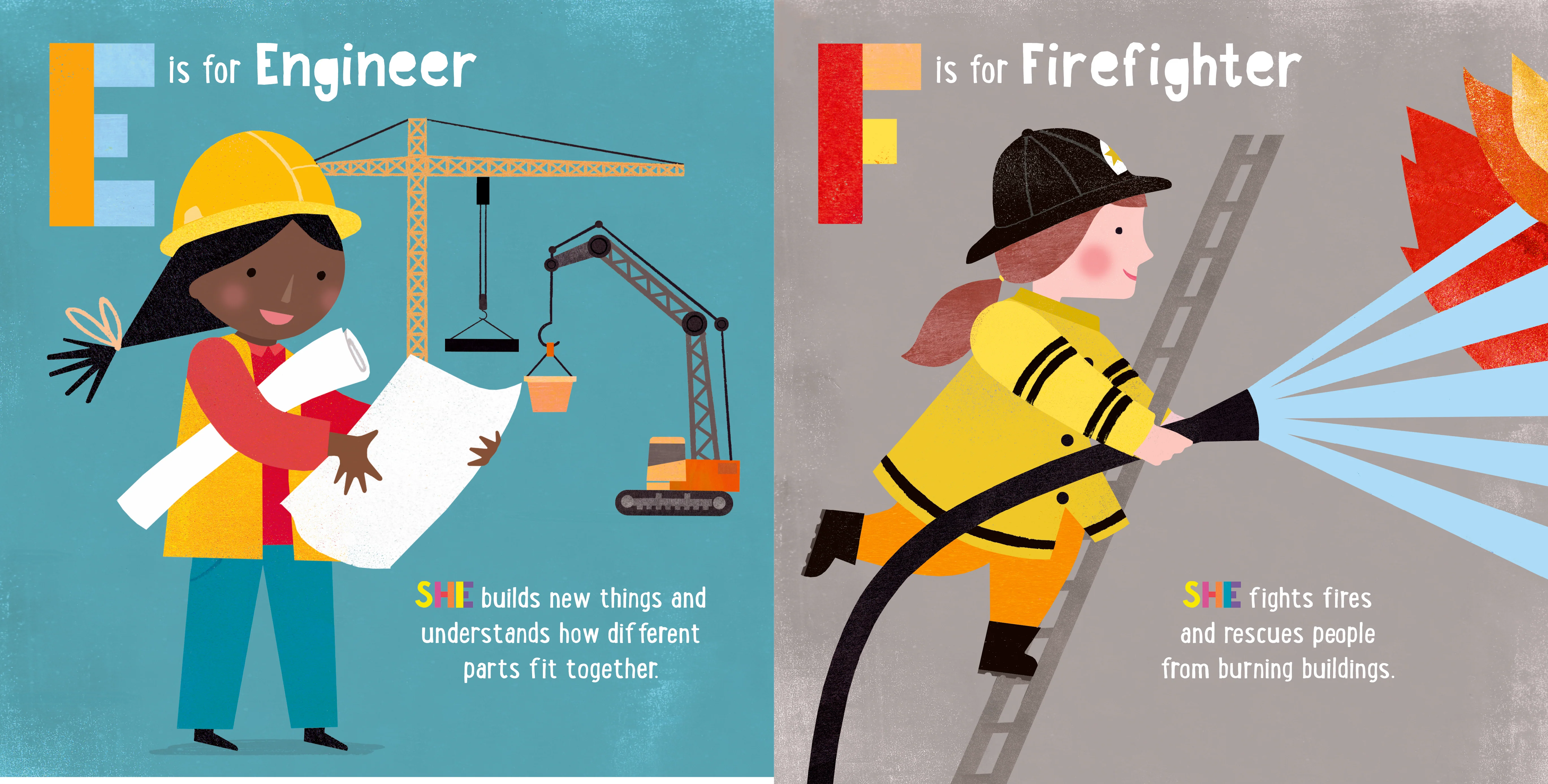 ABC What Can She Be? - Board Book - Image 3