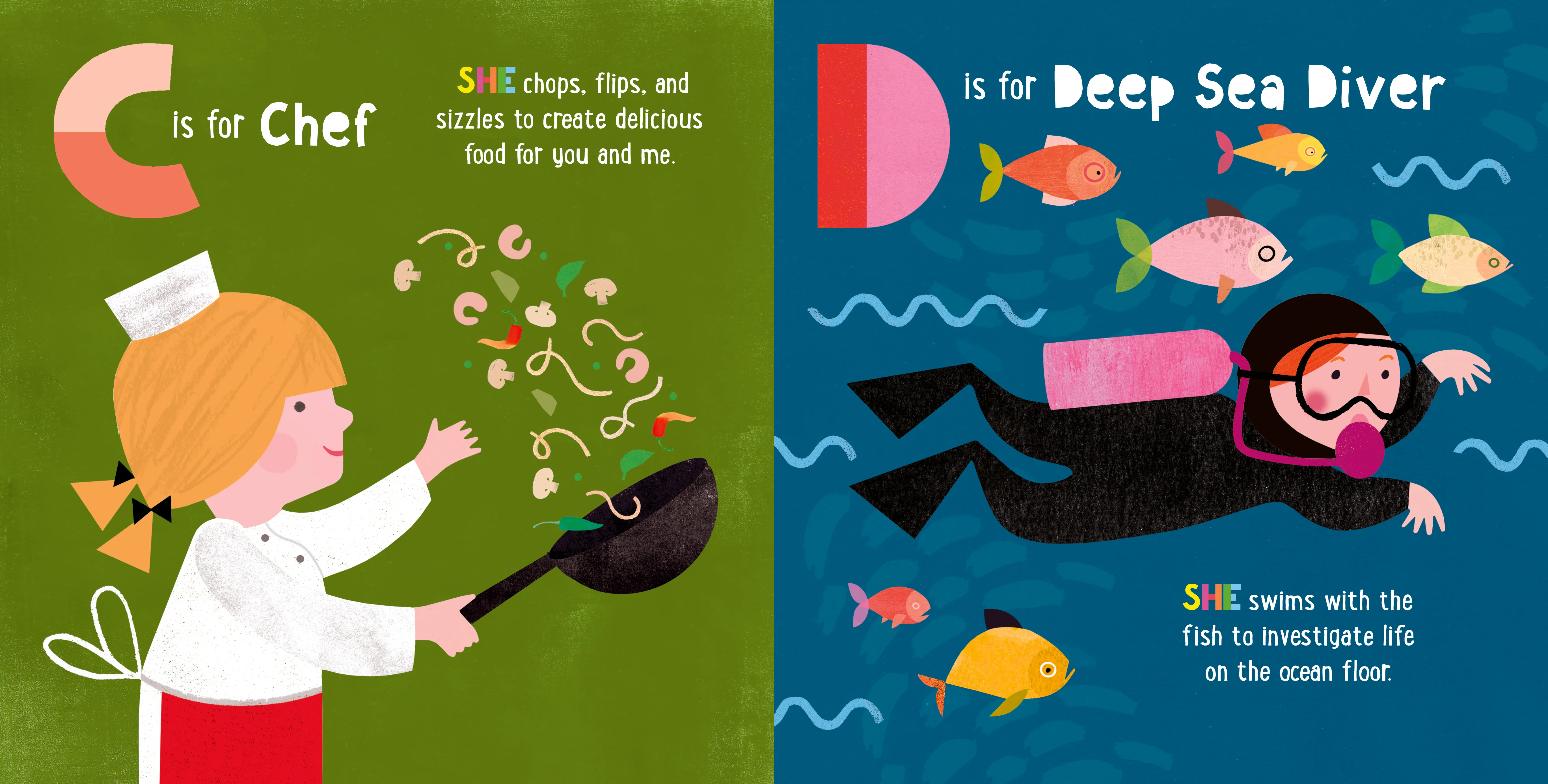 ABC What Can She Be? - Board Book - Image 4