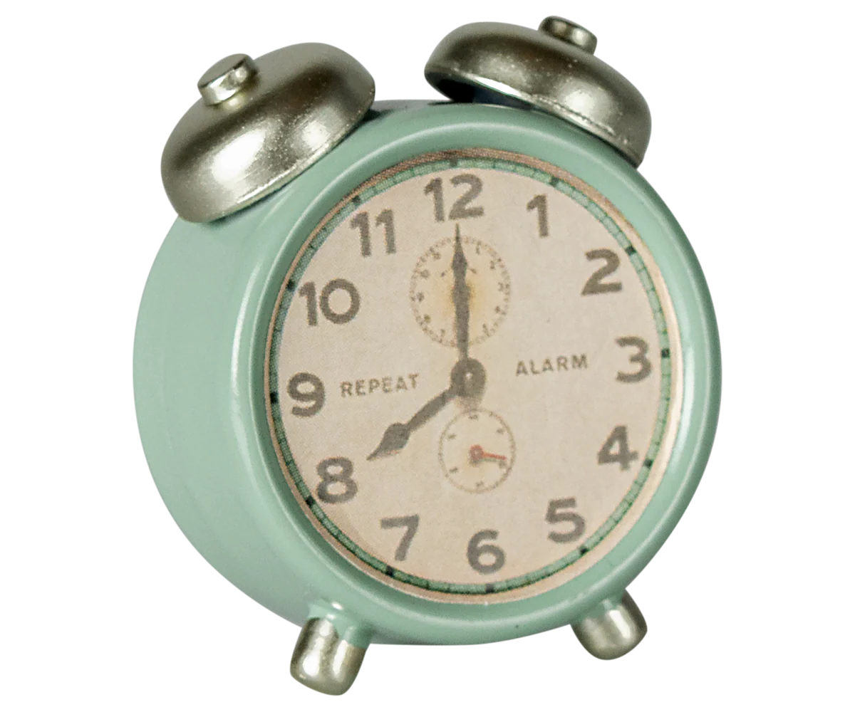 Alarm Clock, Mouse - Mint by Maileg - Image 3