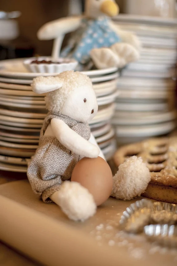 Albert the Sheep (Small) - Stuffed Toy by Moulin Roty - Image 2