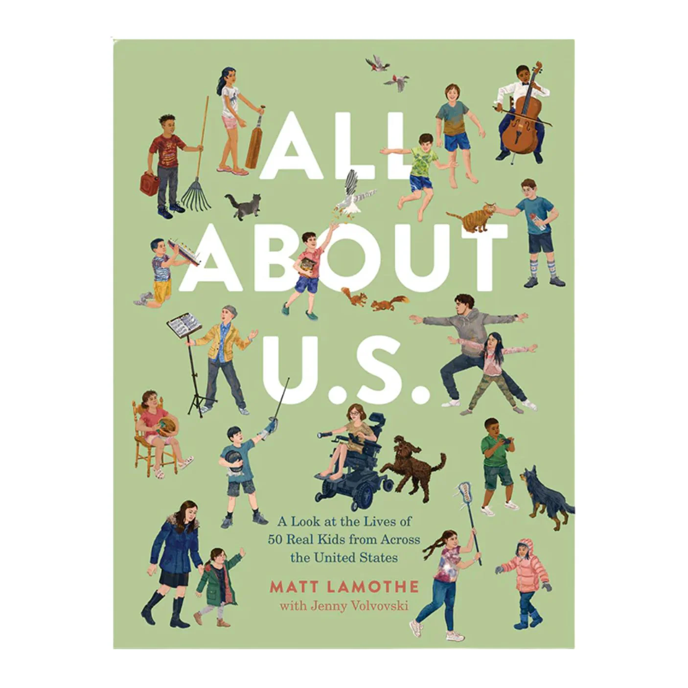 All About U.S. : A Look at the Lives of 50 Real Kids from Across the United States - Hardcover