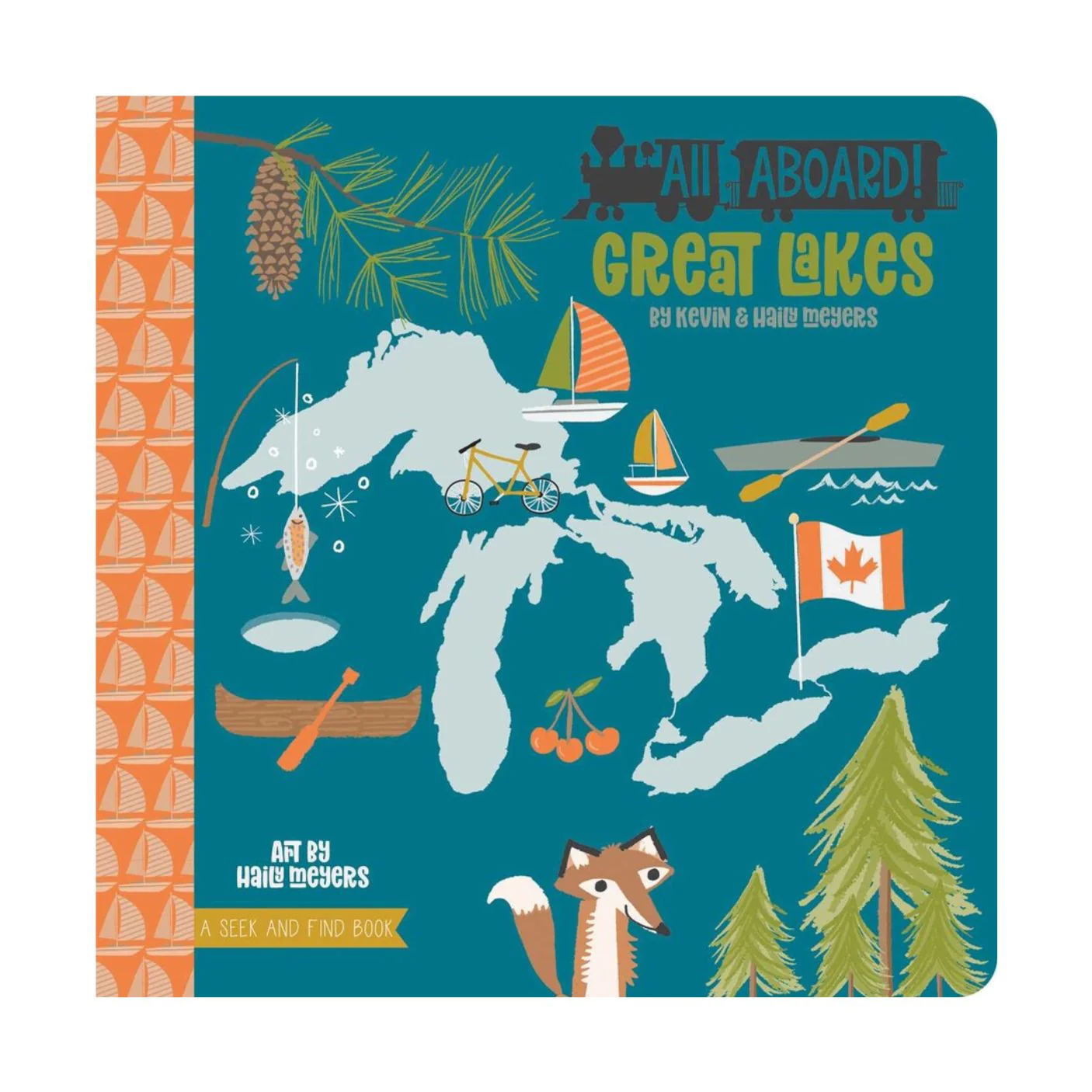 All Aboard: Great Lakes - Board Book