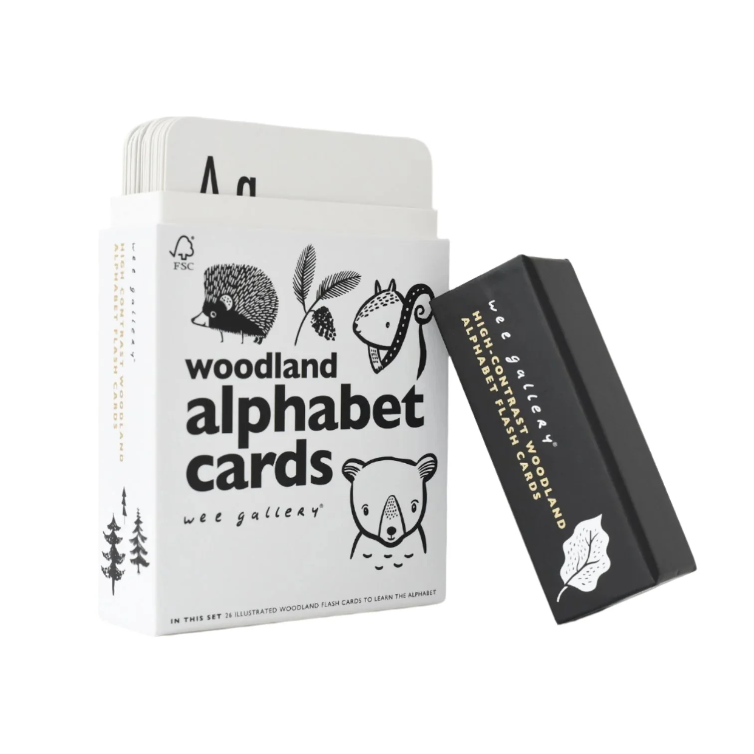 Woodland Alphabet Cards by Wee Gallery