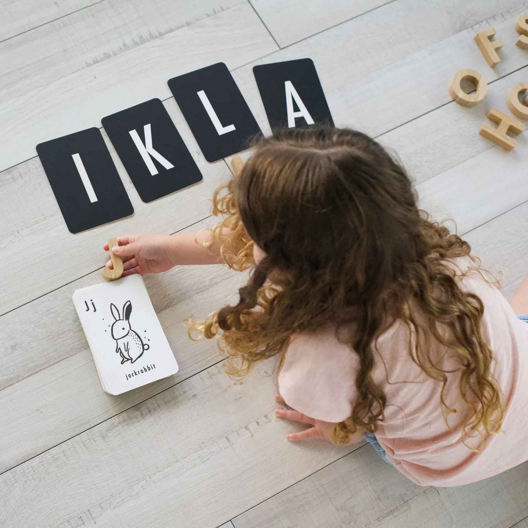 Woodland Alphabet Cards by Wee Gallery - Image 2