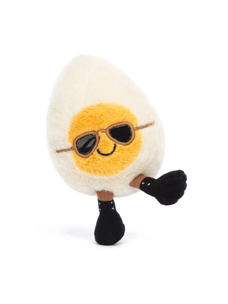 Amuseables Boiled Egg Chic - 6 Inch by Jellycat - Image 2