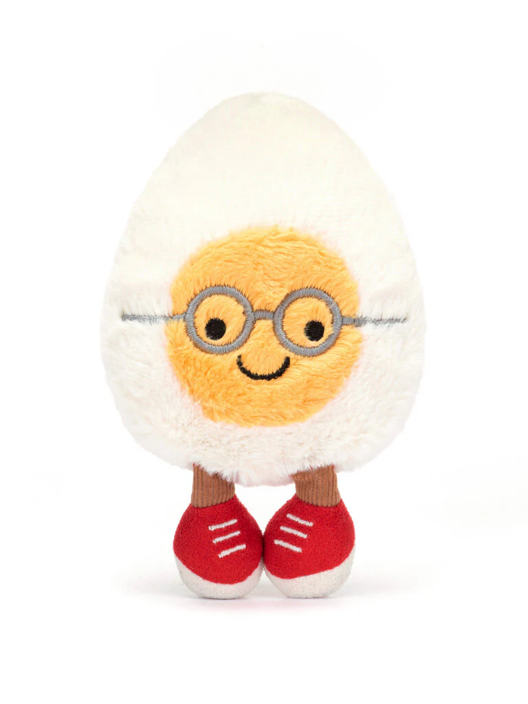 Amuseables Boiled Egg Geek - 6 Inch by Jellycat - Image 2