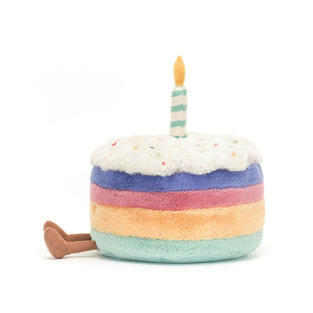 Amuseables Rainbow Birthday Cake by Jellycat - Image 2