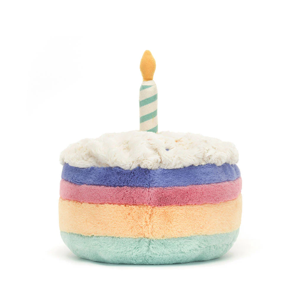 Amuseables Rainbow Birthday Cake by Jellycat - Image 3