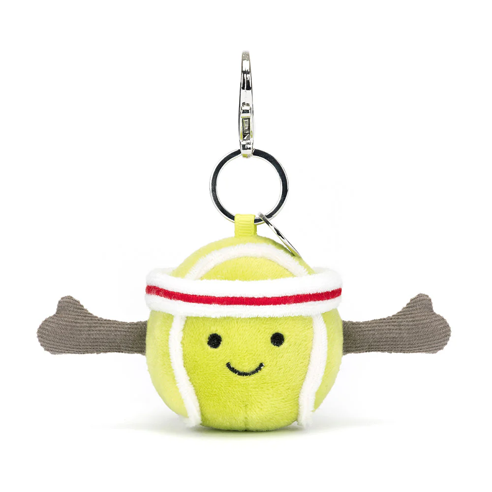 Amuseables Sports Tennis Bag Charm by Jellycat