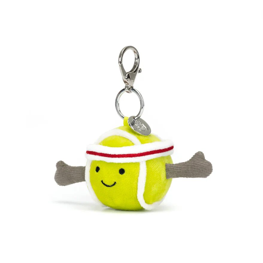 Amuseables Sports Tennis Bag Charm by Jellycat - Image 4