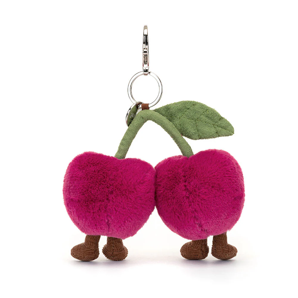 Amuseables Cherries Bag Charm by Jellycat - Image 3