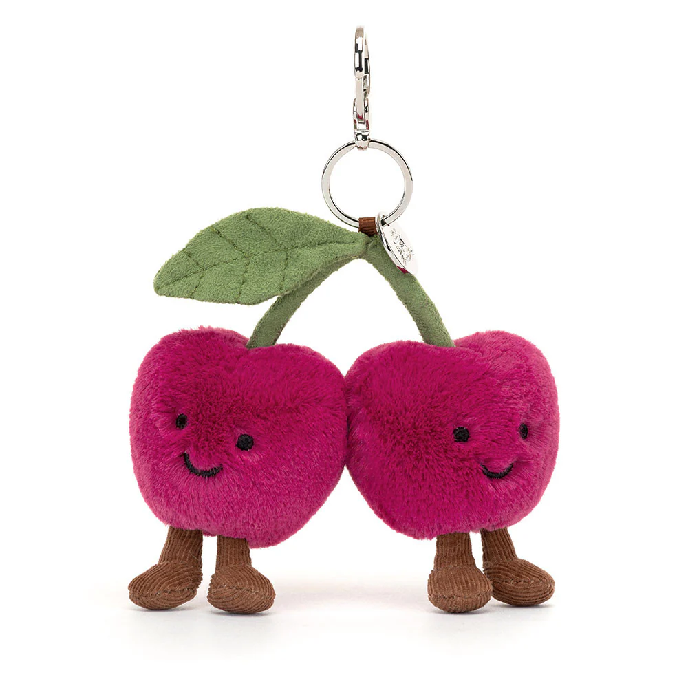 Amuseables Cherries Bag Charm by Jellycat - Image 4