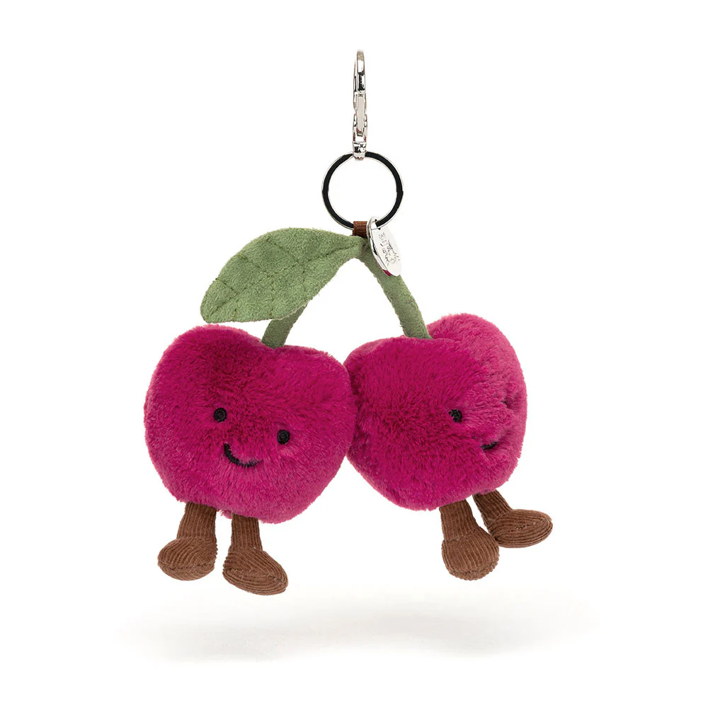 Amuseables Cherries Bag Charm by Jellycat - Image 5