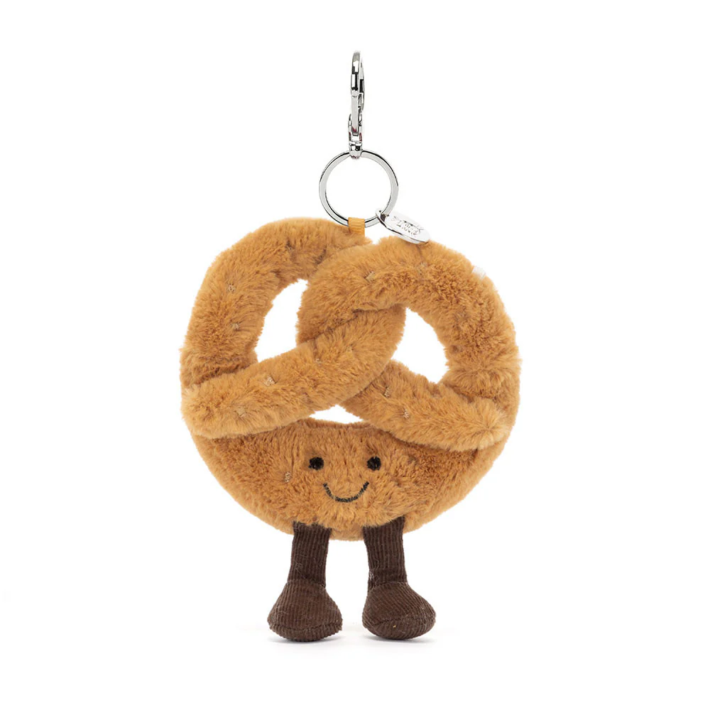 Amuseables Pretzel Bag Charm by Jellycat