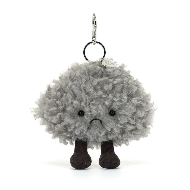 Amuseables Storm Cloud Bag Charm by Jellycat - Image 4