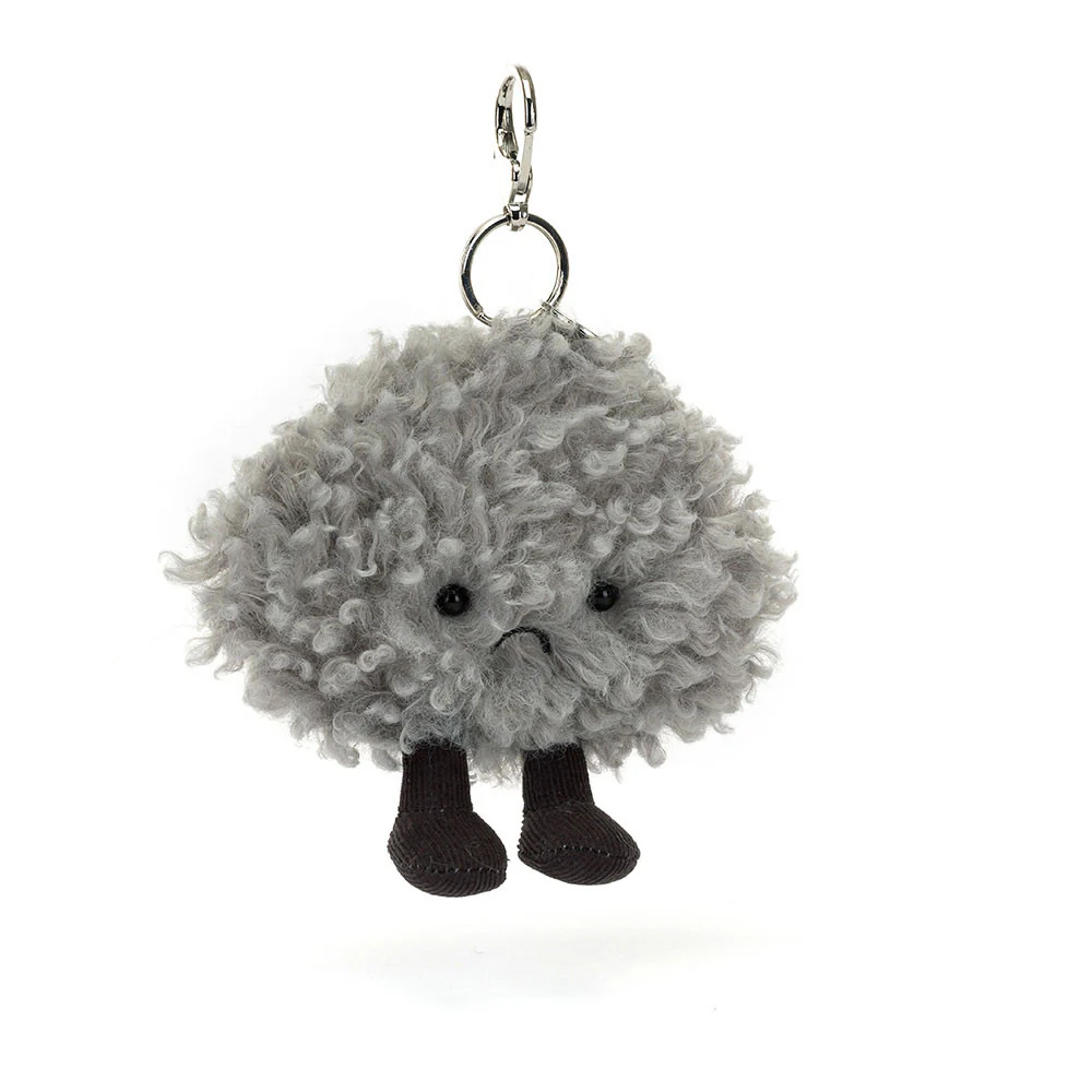 Amuseables Storm Cloud Bag Charm by Jellycat - Image 5