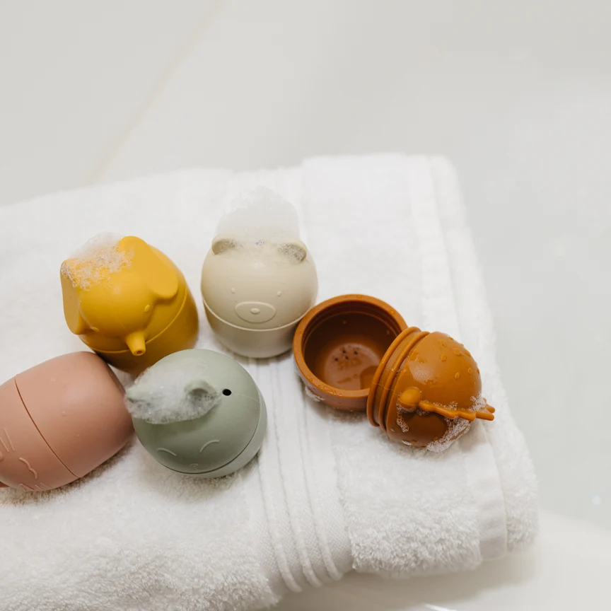 Animal Mold Free Silicone Bath Toy Set by Marlowe & Co - Image 6