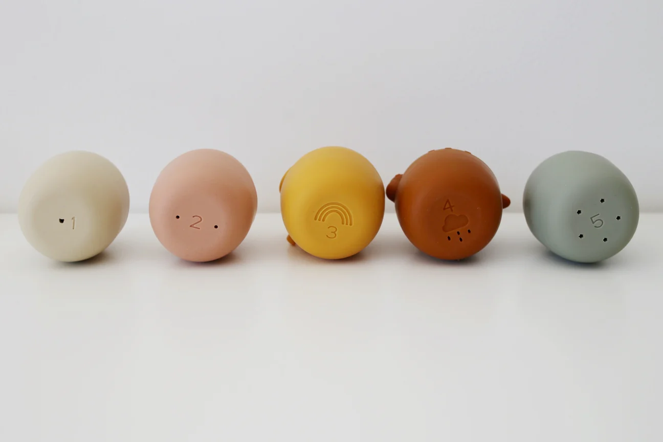 Animal Mold Free Silicone Bath Toy Set by Marlowe & Co - Image 7