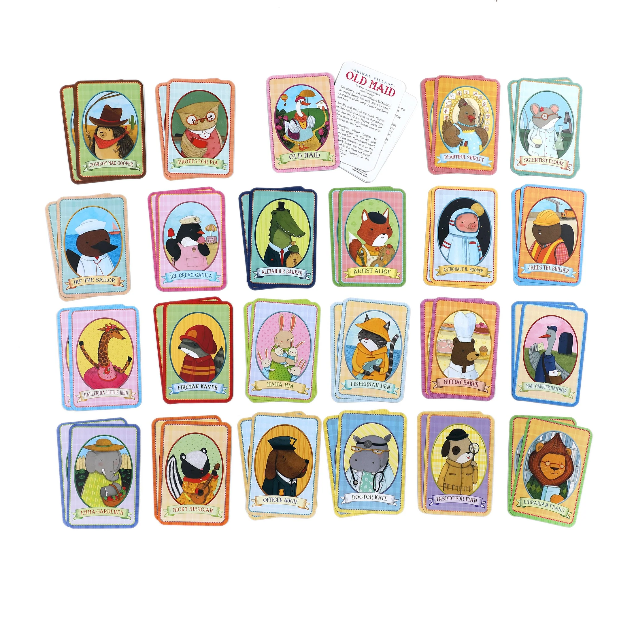 Animal Old Maid Playing Cards by Eeboo - Image 4